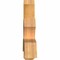 Ekena Millwork Davenport Rough Sawn Timber Gable Bracket, Western Red Cedar, 72"W x 30"H x 6"D x 6"F, 10/12 Pitch GBW072X30X0606DAV00RWR - alternate 3